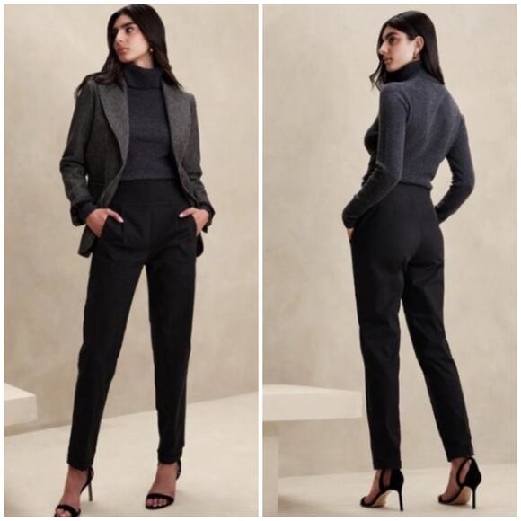 Banana Republic The Riding Pant Black 6 - Picture 1 of 14